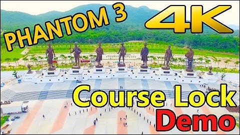 PHANTOM 3 Course Lock Demo @ 4K