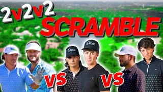 Crazy 10 Hole 2v2v2 Golf Scramble!!  PART 1  Good Good