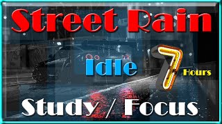 🔴Street Rain | 7 HOURS | Gentle Rain | Nissan GTR Idle | Relaxing Soft Rain For Sleep | Sleep Well screenshot 4