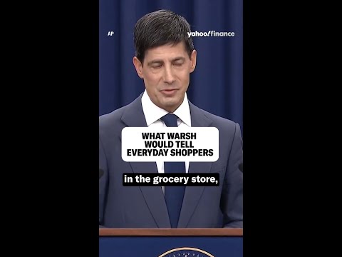 What Fed Chairman Kevin Warsh would say to shoppers seeing higher grocery prices. 🛒🥦🍊🍎🥩