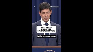 What Fed Chairman Kevin Warsh would say to shoppers seeing higher grocery prices. 🛒🥦🍊🍎🥩