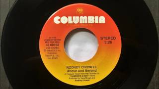 Above And Beyond , Rodney Crowell , 1989