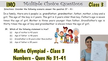 Olympiad Exam for Class 3 Maths 2023 | Maths Olympiad Mock Test for Class 3 | IMO Class 3