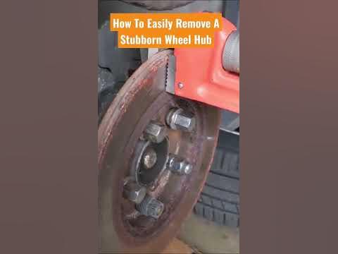 How To Easily Remove A Stubborn Wheel Hub - YouTube
