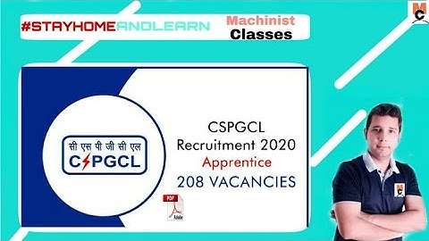 CSPGCL Apprentice 2020 | CSPGCL Recuirement 2020 | Chattisgarh power company