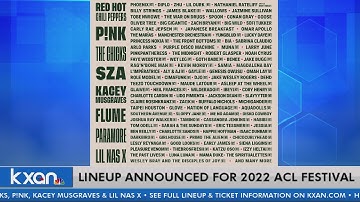 Lineup announced for this year