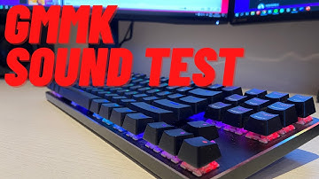 Glorious GMMK TKL Gateron Browns - Sound Test!