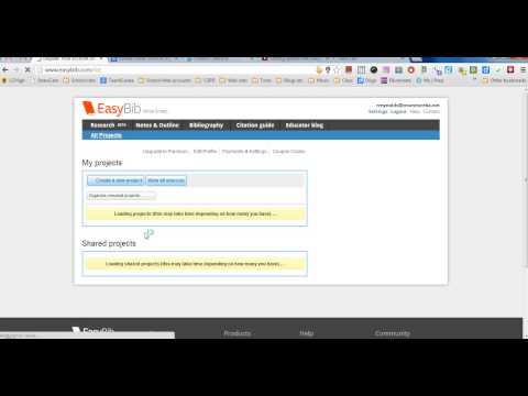 Getting Started with EasyBib Citation Tool
