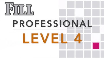 Fill: One-Line Puzzle (Solution) - Professional Level 4
