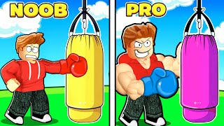 ROBLOX CHOP AND FROSTY PLAYED ONE INCH PUNCH SIMULATOR