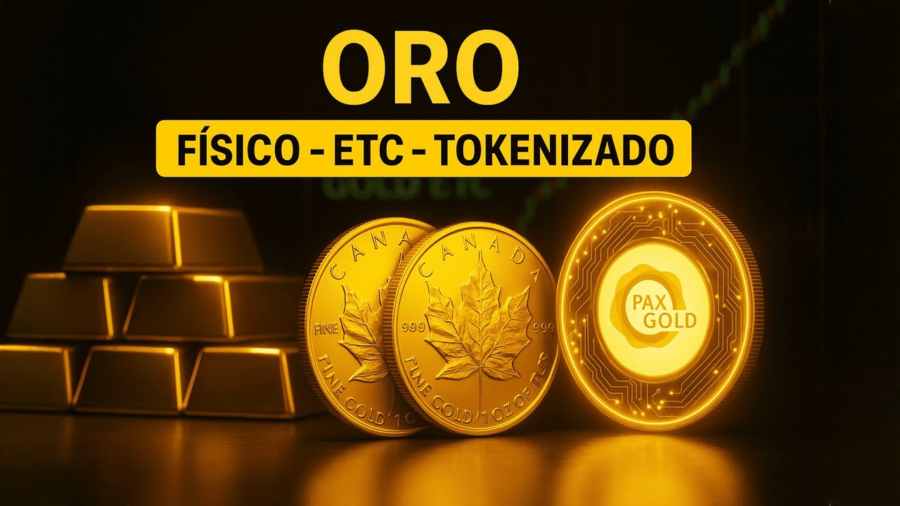 Oro físico vs ETCs vs PAXG: ¿cuál es la mejor inversión?