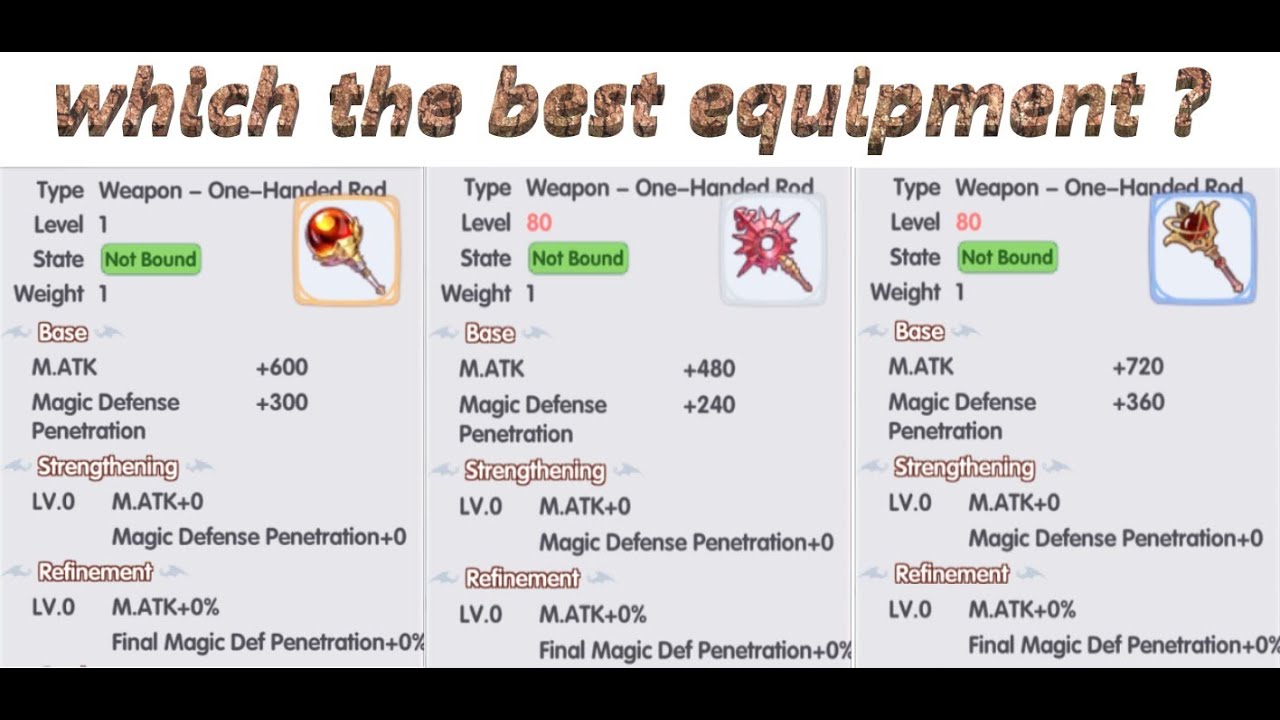 which the best equipment - Ragnarok X Next Generation - YouTube