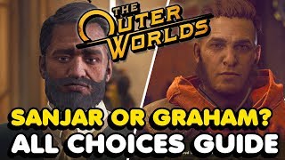 The Outer Worlds - Give The Module To Graham Or Sanjar Choice? (Peace In Our Time Missable Trophy) screenshot 3