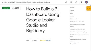How to Build a BI Dashboard Using Google Looker Studio and BigQuery GSP403