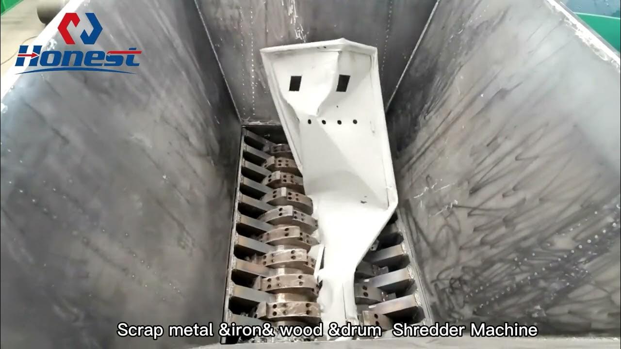Scrap Iron Shredder Machine Test Video