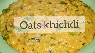 Oats khichdi/quick weight loss with recipe in kannada by manjula.