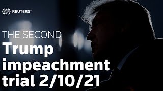Trump impeachment trial - Day 2 in full