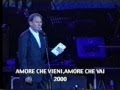 Franco Battiato si commuove sulle note di De Andrè  (video intero)