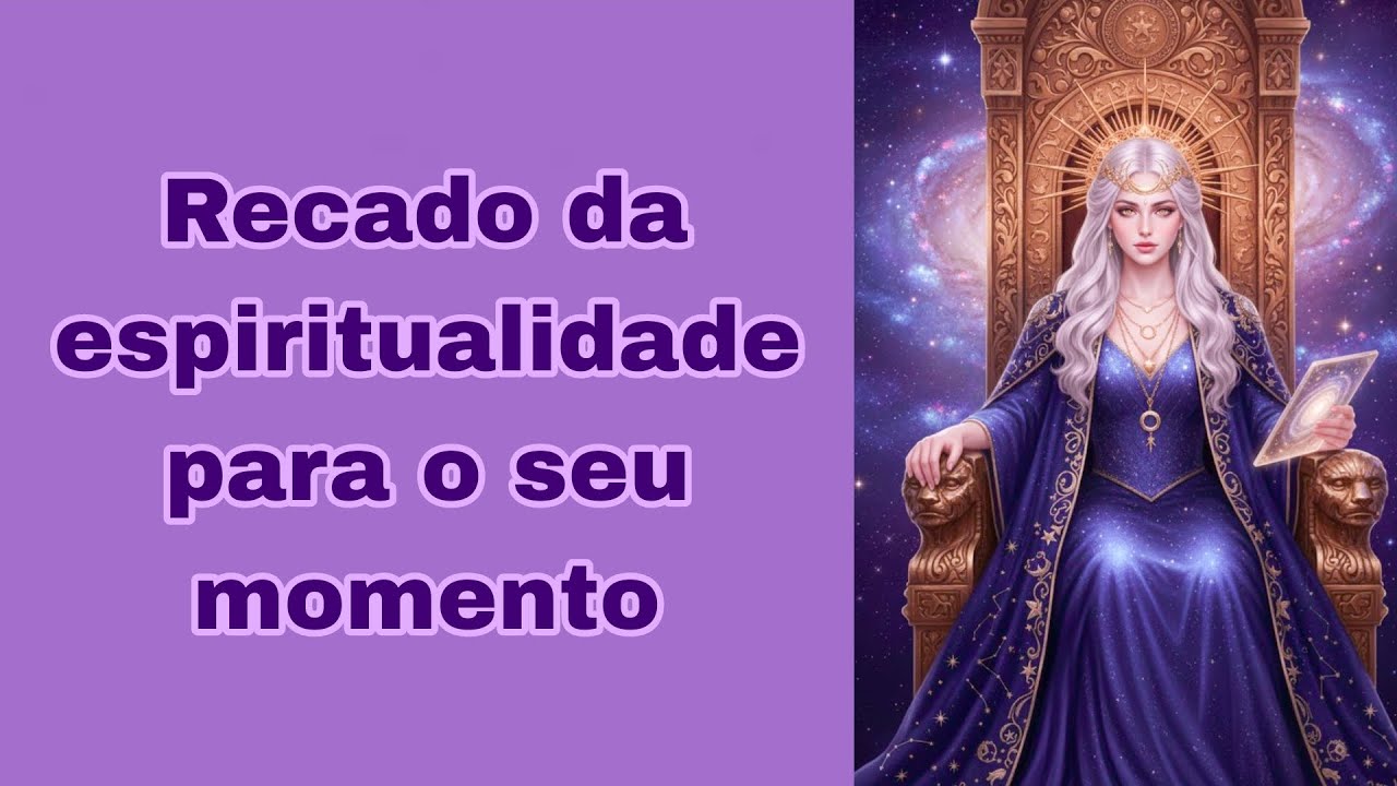 Recado da espiritualidade para o seu momento! Tarot 🔮🌌☯️📢☎️✨️🙌🏻