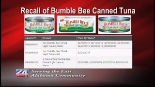 Voluntary Recall of Bumble Bee Canned Tuna