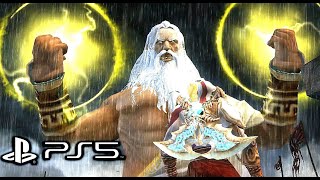 God of War 2 Remastered (PS5) - Zeus Final Boss Fight (4K 60FPS)