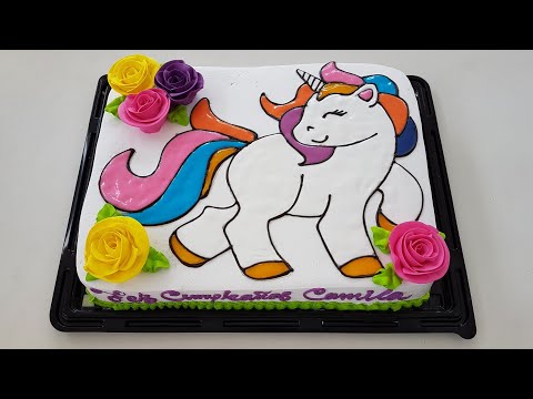 Pastel de unicornio 🦄🦄 Tres leches - YouTube