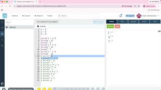 Arduino + python 2.4.3 სავარჯიშო - Operators and Integers / codehs.com / პროგრამირება