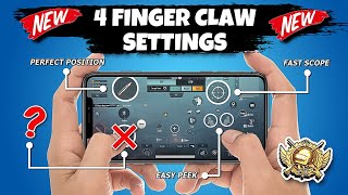 4 finger claw settings pubg mobile ? 4 إعدادات مخلب الإصبع ✅