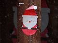 easy santa making craft ideas for cristmas #ytshorts #shorts