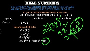 SQUARE OF ANY INTEGER OF THE FORM 3P OR 3P+1