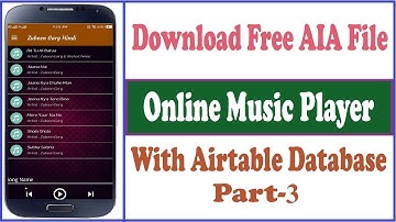 Online Music Player Part 3 | With Airtable Database | Download Free AIA File | Riyan Talks