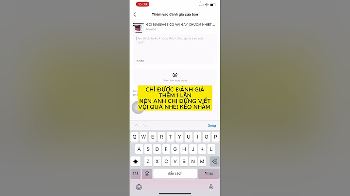 Cách viết đánh giá trên shopee