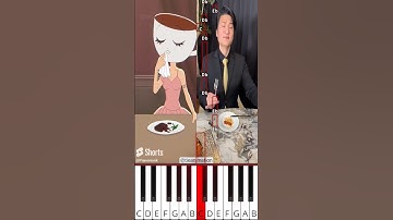 Delicious Original VS Animation | Brainrot Animation (@tieanimation) - Octave Piano Tutorial