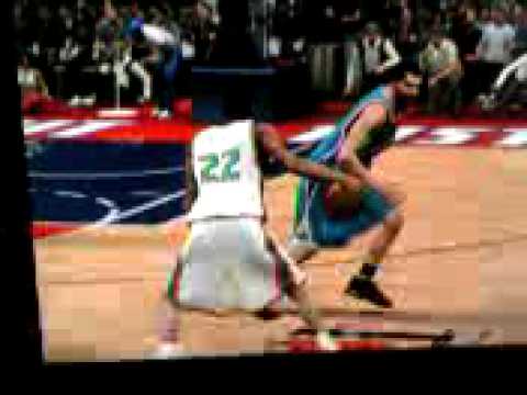 Detroit Pistons Very Own Tayshaun Prince Destroying Peja And The New Orleans Hornets Whole Defense