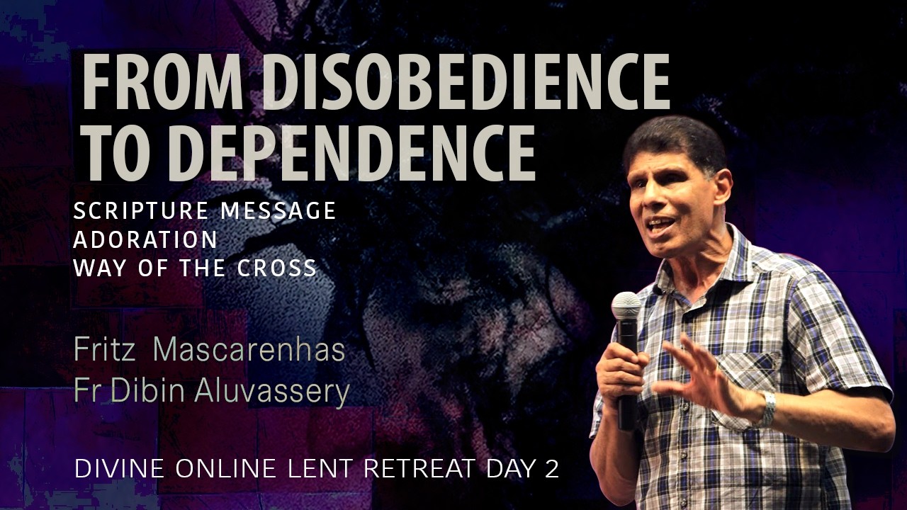 From Disobedience to Dependence|Lent Retreat-2026| Day-2| Feb-19| Divine Retreat centre Goodness TV