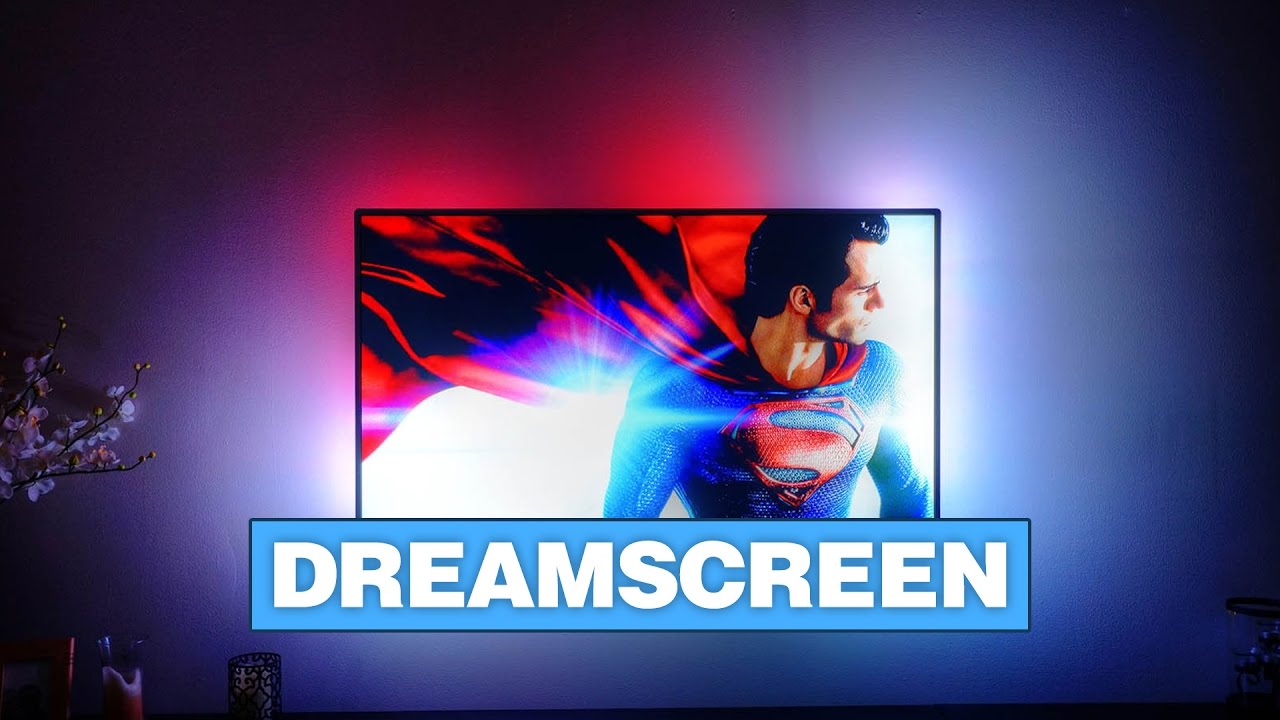 DreamScreen Puts LED Lights Behind Your TV - YouTube