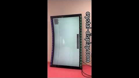 CDS Display Corner - 43 inch Curved with PCAP Touch and LED Lights