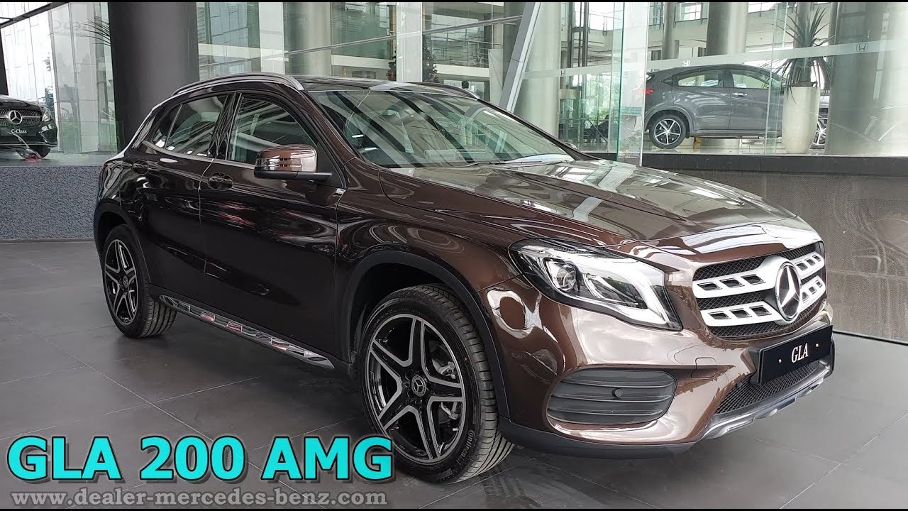 Mercedes Gla 200 Amg Line Indonesia Orient Brown Colour