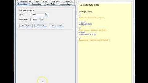 Connect SIM7500A  to AT Command Tester