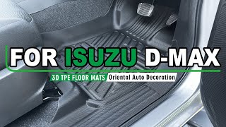 OAD Floor Mats for ISUZU D-MAX DMAX Single/Extra Cab 2020+ #dmax #oad4X4