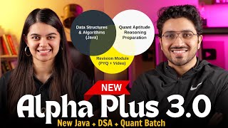 Complete Data Structures & Algorithms (Java) + Quant & Aptitude Preparation | New Alpha Plus 3.0