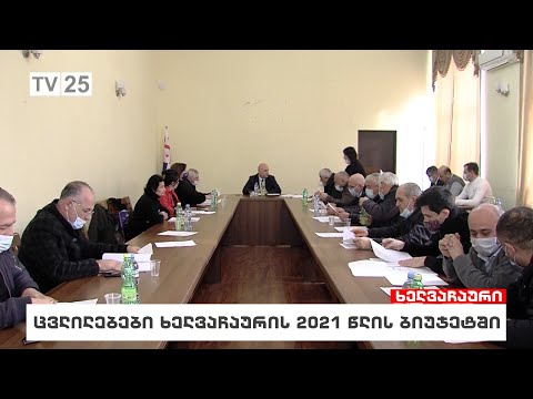 ცვლილებები ხელვაჩაურის 2021 წლის ბიუჯეტში