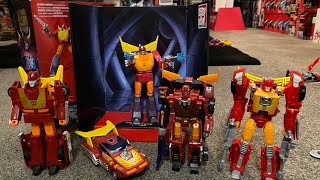 Transformers studio series 86 hotrod. Generations voyager cartoon movie. G1 vintage comparison unbox
