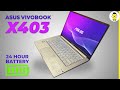Vista previa del review en youtube del Asus VivoBook 14 X403JA