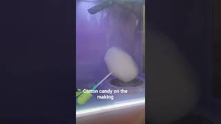 Cotton candy on the making. #youtube #travel #fun #singapore #cottoncandymaking #cottoncandymachine