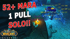 WoW Classic - SOLO MARA 1 PULL SPEED LEVELING!! LEVEL 52-55! 160K+ XP/HR!