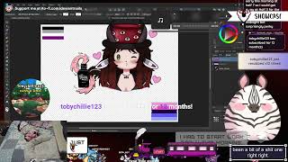 Affiliataverasary Lofi Art Stream | Ace, Omnisexual & Omniromantic Sticker Making | [ Stream VOD ]