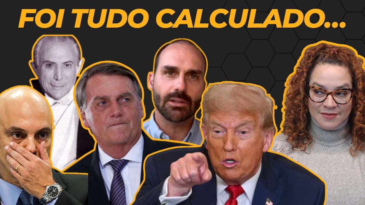 JOGADA DE MESTRE! Bolsonaro DRIBLA o sistema, Eduardo ENFRENTA STF e Trump BOTA FOGO no tabuleiro
