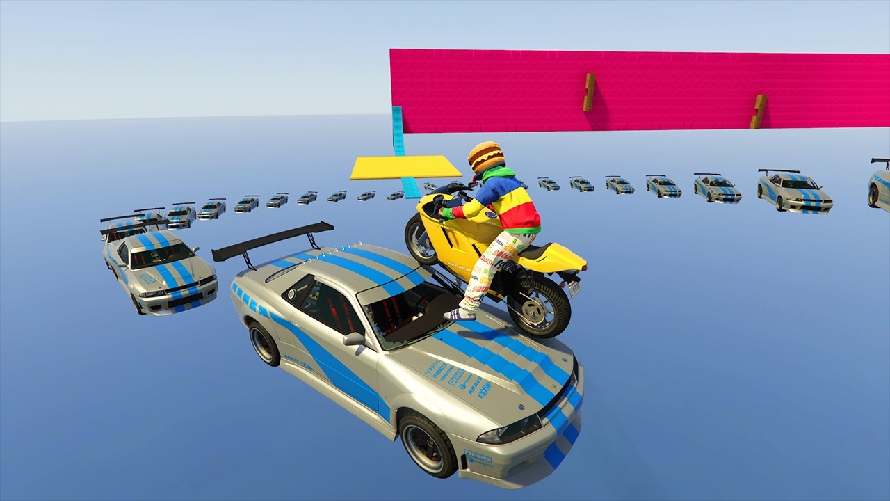 SALTANDO POR ENCIMA DE COCHES!! - LO SIENTO!! - CARRERA (GTA V ONLINE) - Kosi023