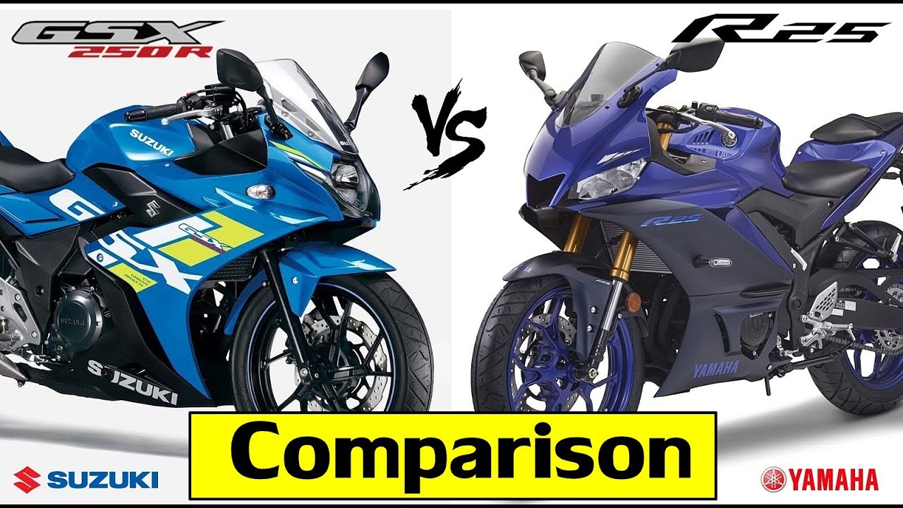 Suzuki GSX-250R vs Yamaha R25 |2024 | Models Comparison |TM - YouTube